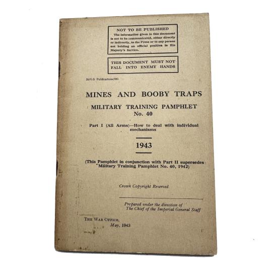 WW2 Mines & Booby Traps - 1943