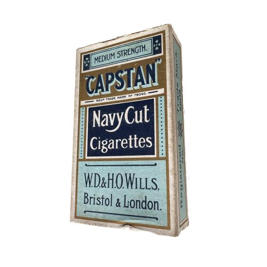 WW2 Full Packet of Capstan Navy Cut Cigarrettes