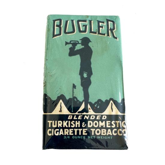 WW2 Unopened USA Packet of Bugler Cigarette Tobacco