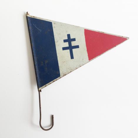 WW2 3 x French Liberation - Victory Tin Pennants