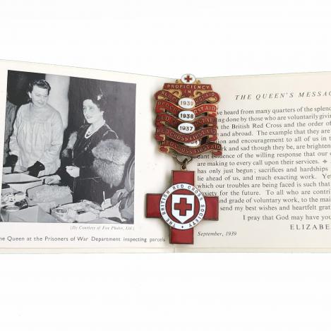 WW2 British Red Cross Society Medal - L.C.Stroud
