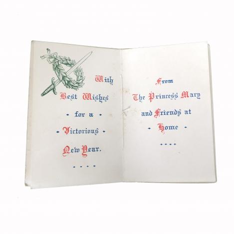 WW1 Princess Mary Gift Card Dated 1915