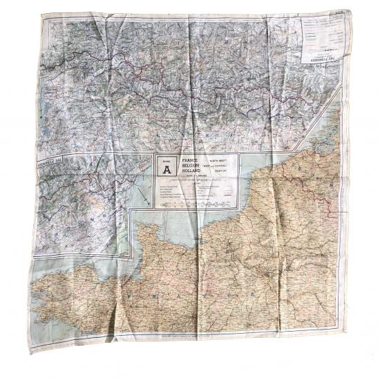 WW2 RAF Silk Escape Map 43/A 43/B (43 Series)