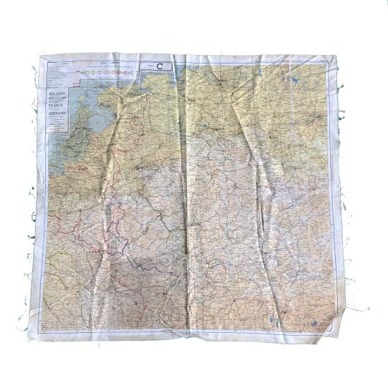 WW2 RAF Silk Escape Map 43/C 43/D (43 Series)