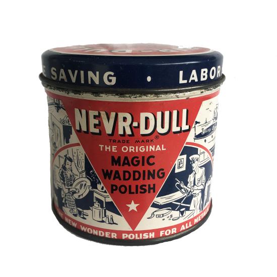 USA Tin for Polish Wadding - Never-Dul