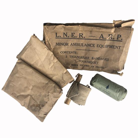 WW2 Home Front - LNER ARP Complete First Aid Kit