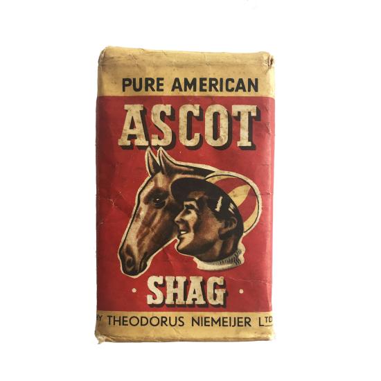 USA Unopened Tobacco Packet - Ascot American Shag