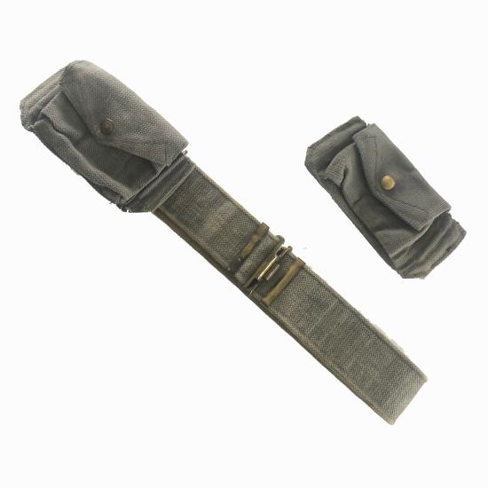 2 x  RAF PAT 25 Ammo Pouches with PAT 37 Belt - 1943 1942