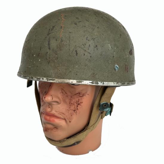 WW2 British Paratrooper Helmet (HSAT) Mk2 Model 1944 Dated