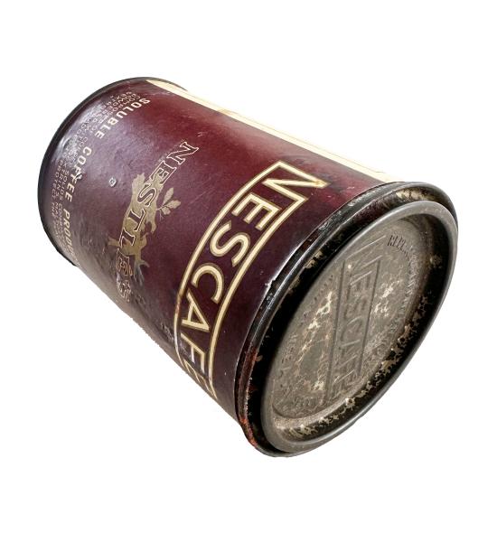 WW2 Era 16 Oz Nestles Nescafe Coffee Tin