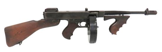Deactivated US Model 1928 A1 Thompson SMG