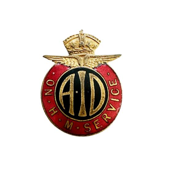 WW2  Home Front - AID Badge No 7958