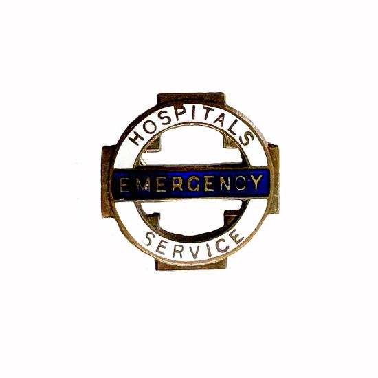 WW2 Home Front - Hospitals Emergency Service Badge