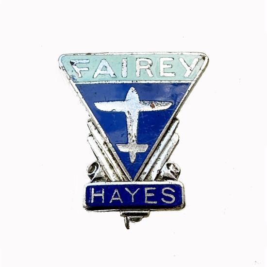 WW2 Fairey Hayes Workers Badge