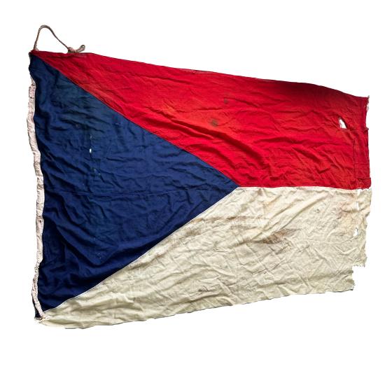 WW2 Large 1940 Dated Czech Flag