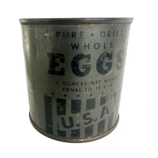 WW2 Tin of USA Unopened Powdered  Eggs