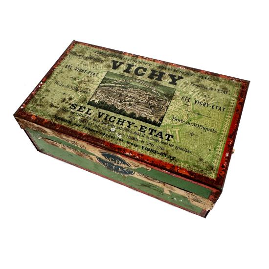 1940s French Tin - Sel-Vichy-Etat - VICHY