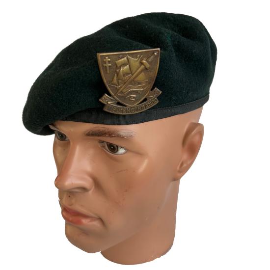 WW2 French Commando Beret & Cap Badge - 192