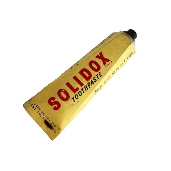 WW2  SOLIDOX Toothpaste - Unused