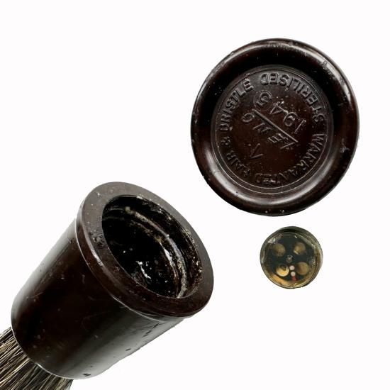 WWWW2 Concealed Escape Compass - Shaving Brush