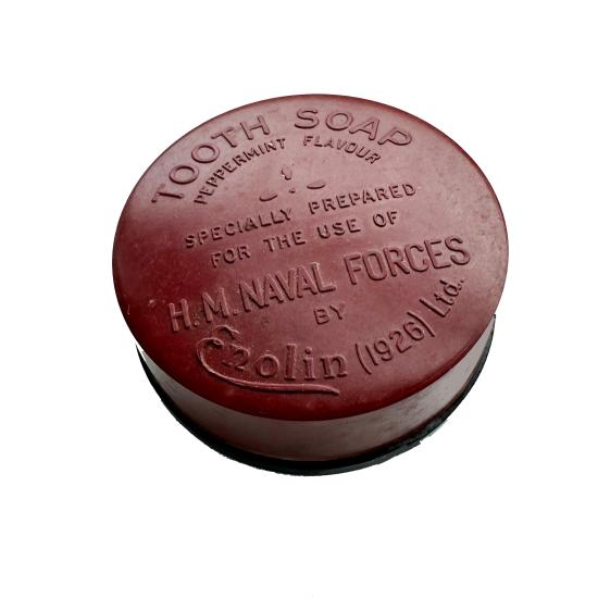 WW2 Escape Compass - H.M. Naval Forces Tooth Soap