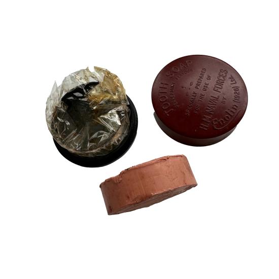 WW2 Escape Compass - H.M. Naval Forces Tooth Soap