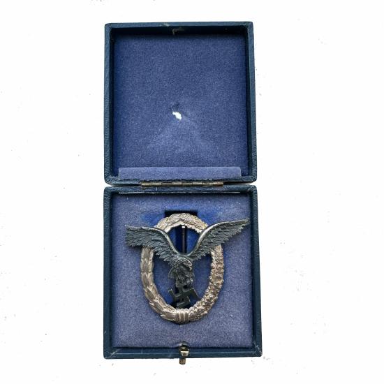 WW2 Luftwaffe Pilot Award Juncker Boxed