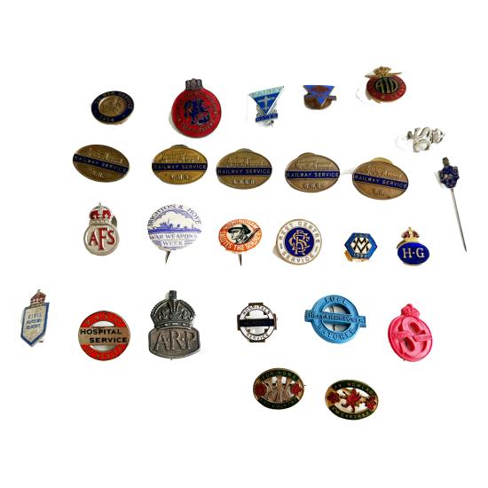 WW2 Home Front Badge Lot