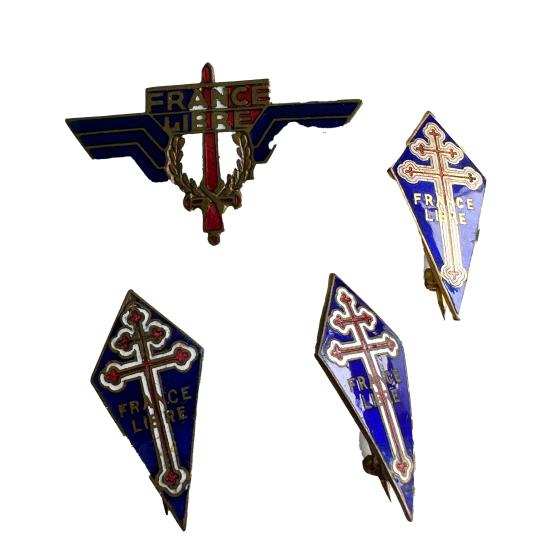 WW2 FFI Badge Lot